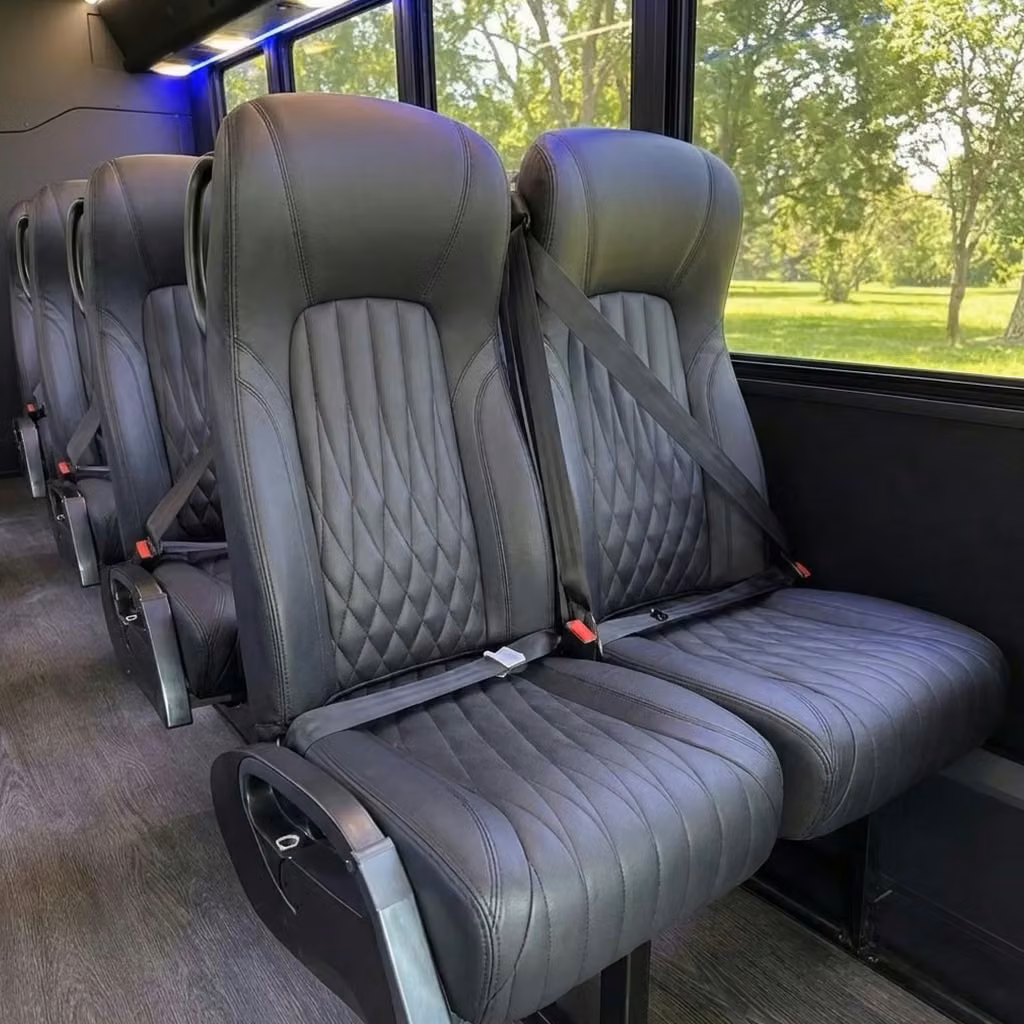 wauwatosa 20 passenger minibus high back seats