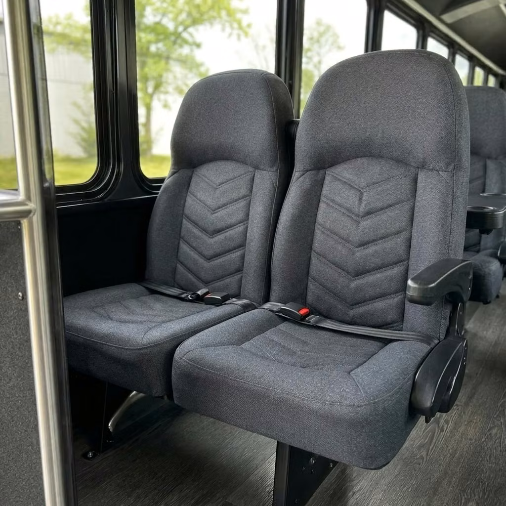 wauwatosa 25 passenger minibus high back seats