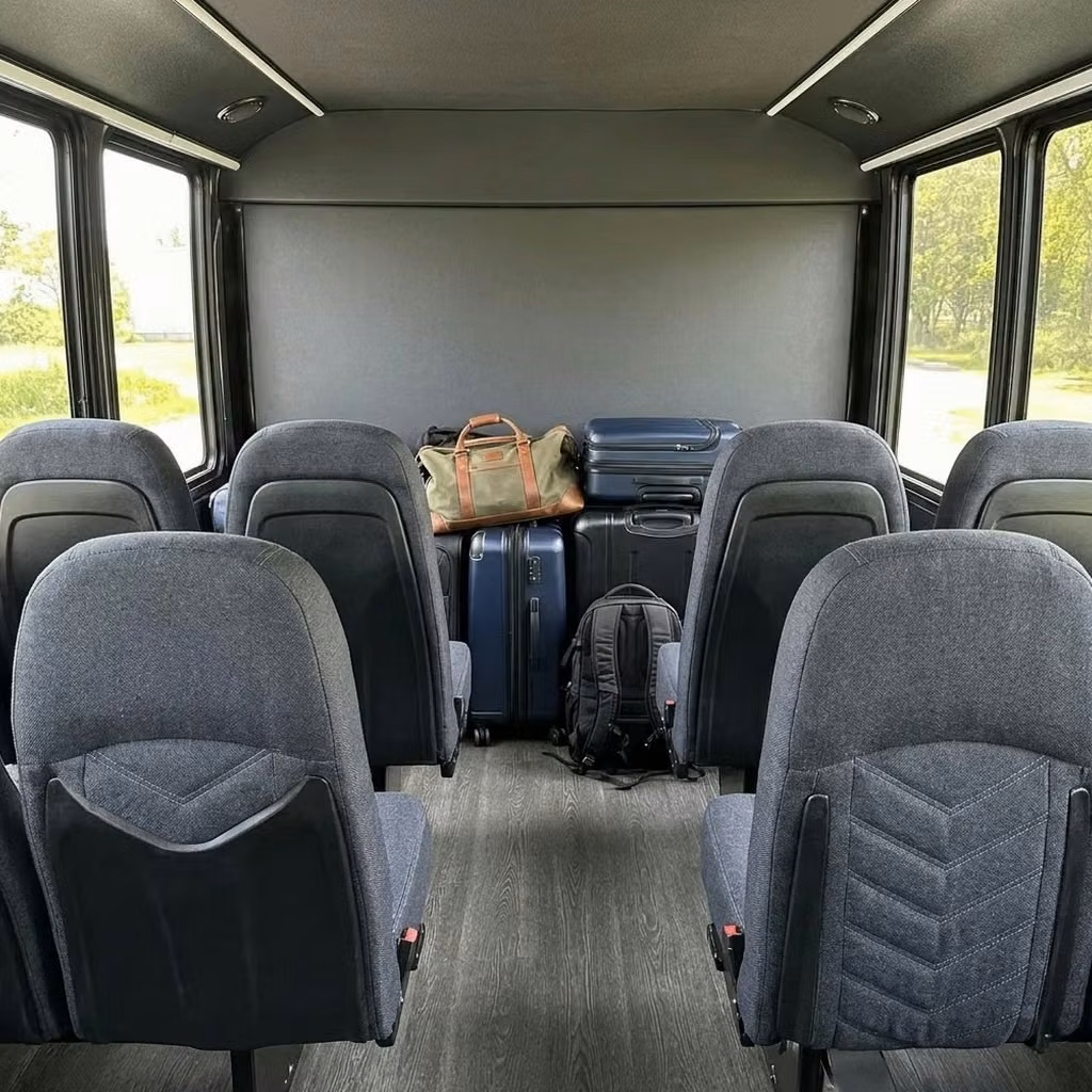 wauwatosa 25 passenger minibus luggage area
