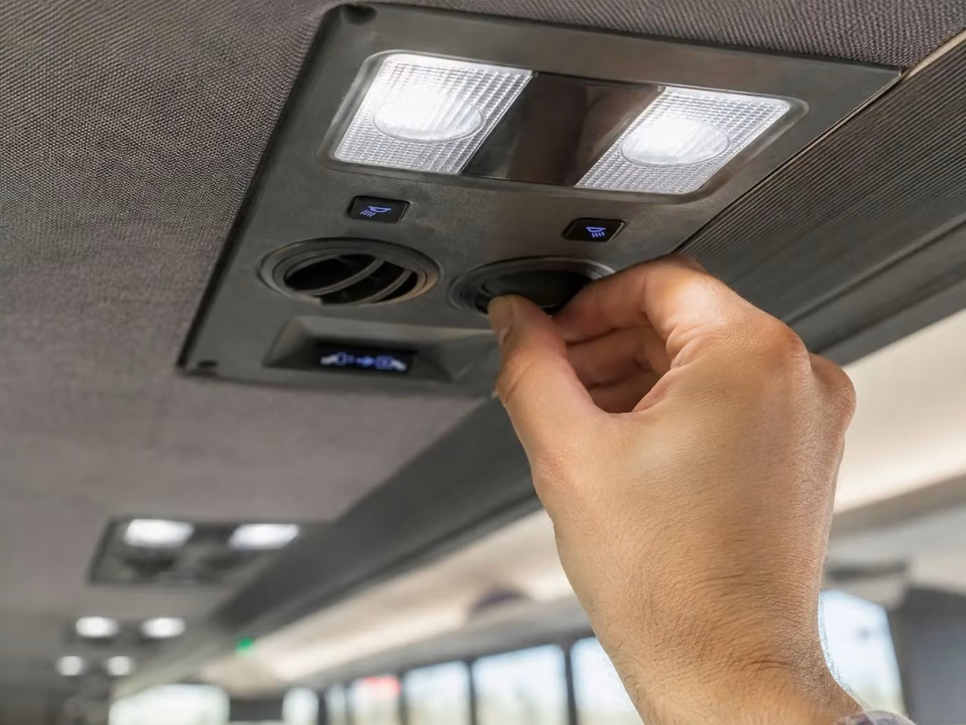 wauwatosa 56 passenger charter bus air conditioning