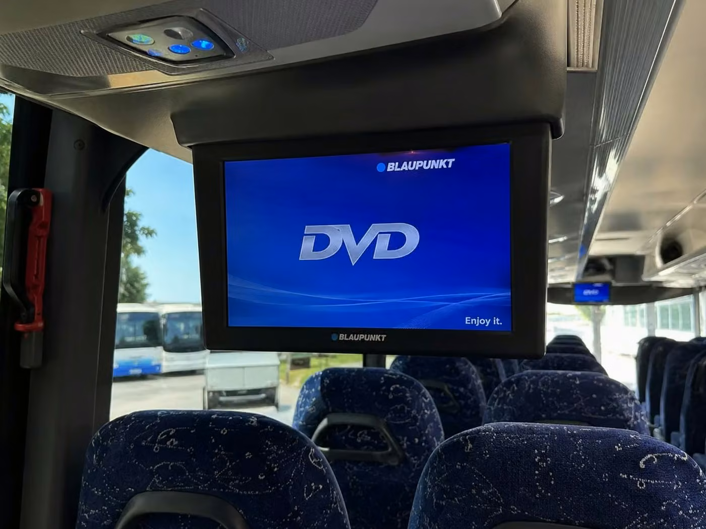 wauwatosa 56 passenger charter bus tvs