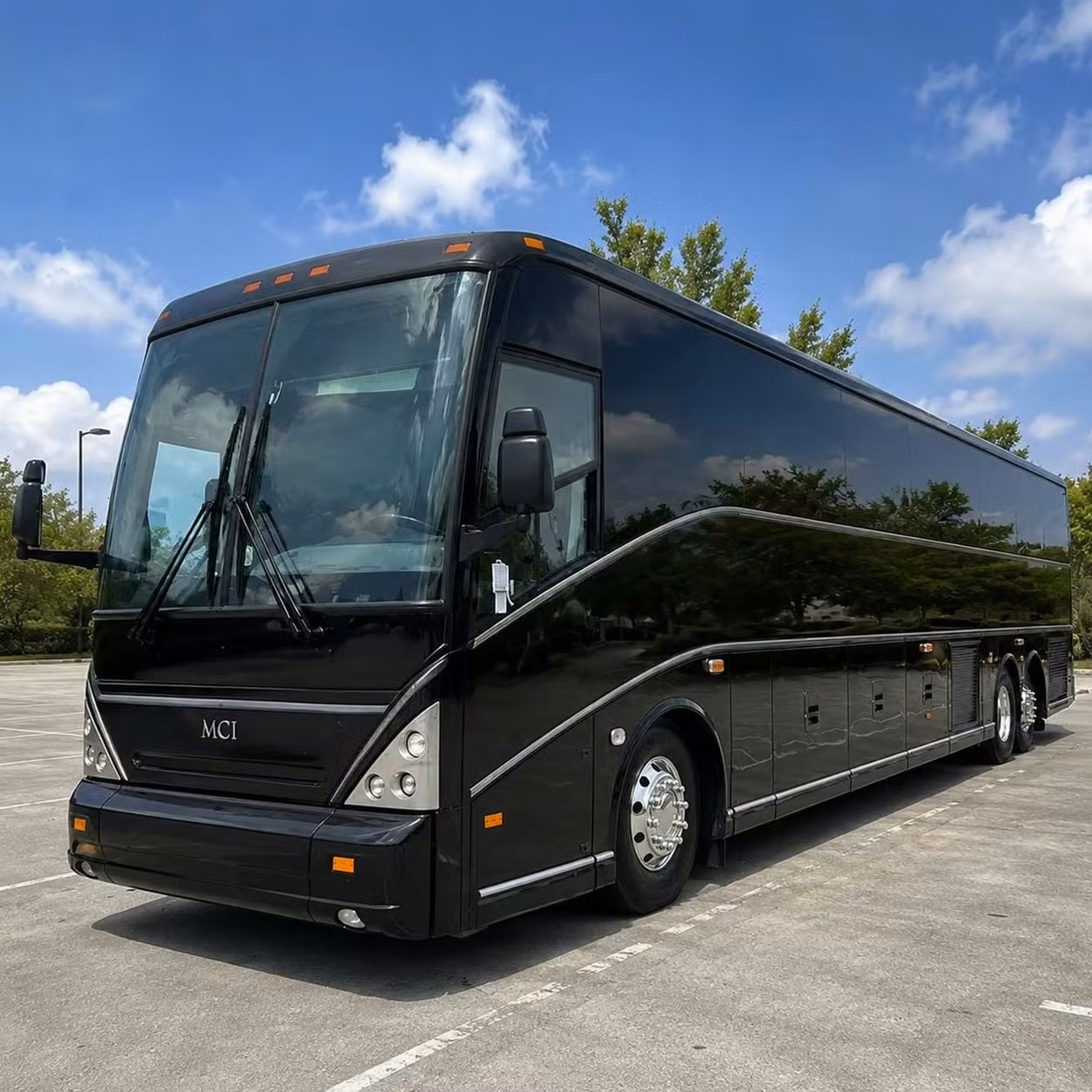 wauwatosa 56 passenger school charter buses with undercarriage gear storage