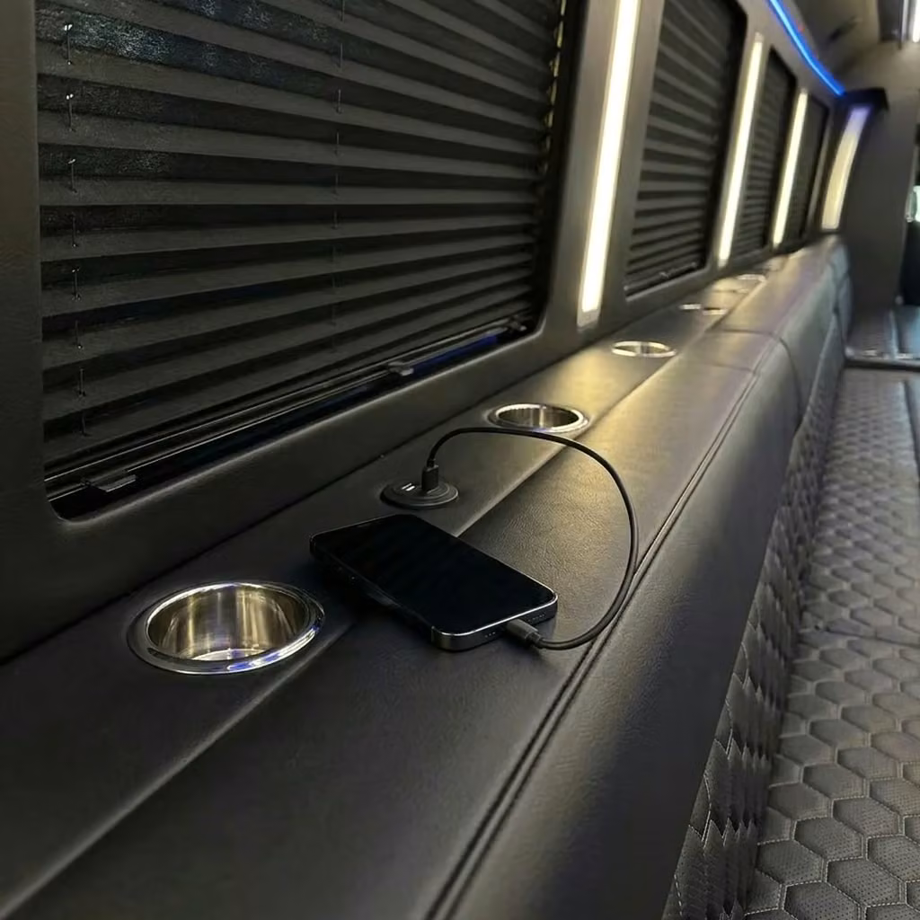 wauwatosa party bus usb charging