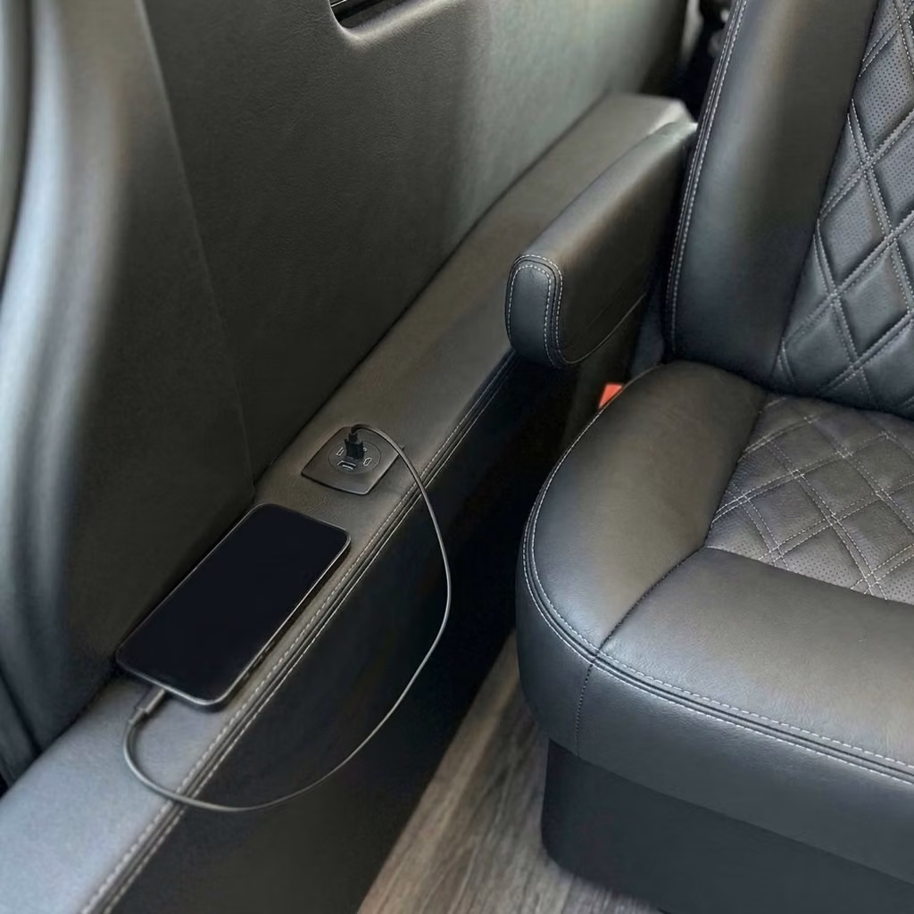 wauwatosa sprinter van rental with driver usb charging