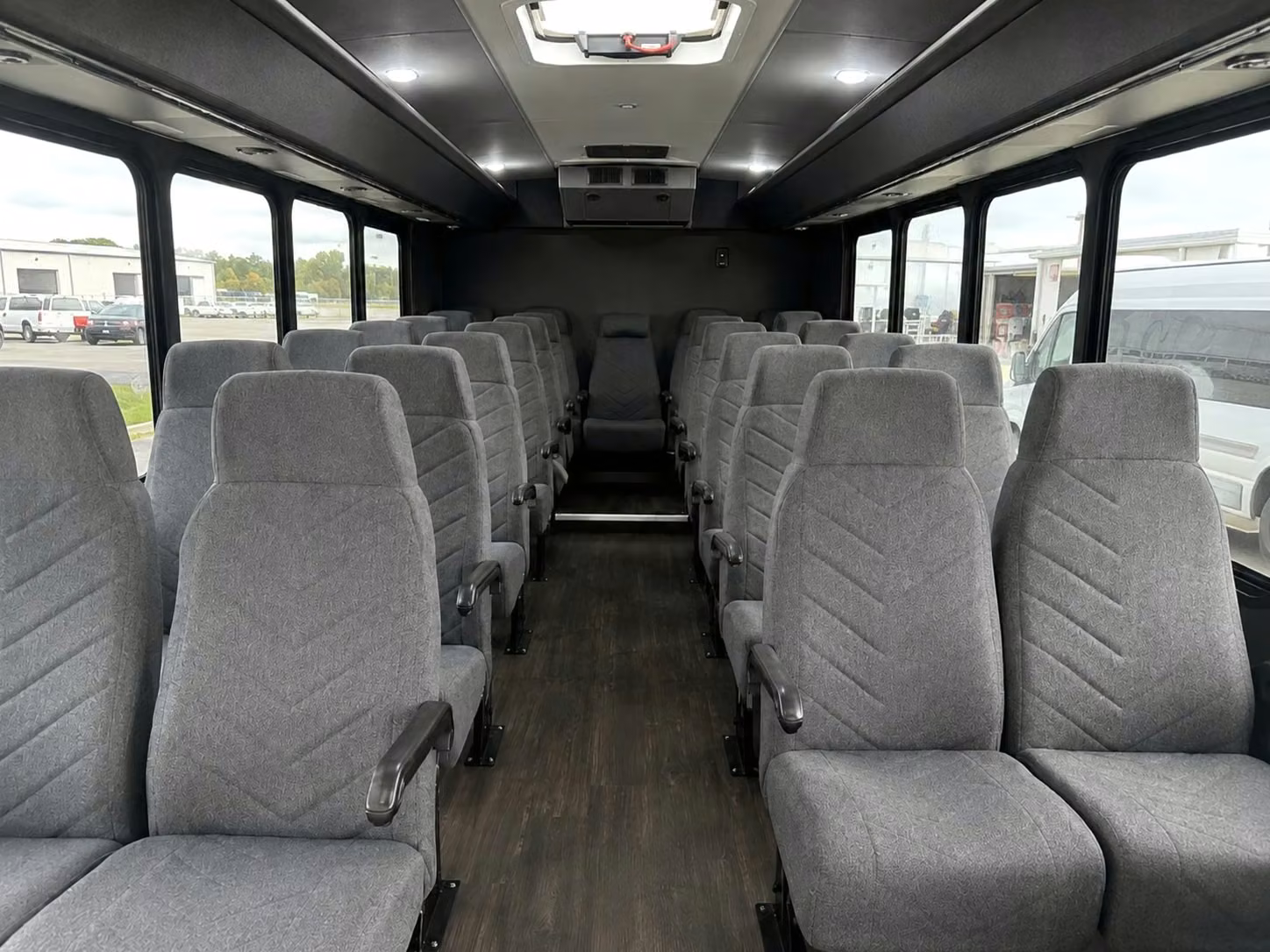 15 passenger minibus interior